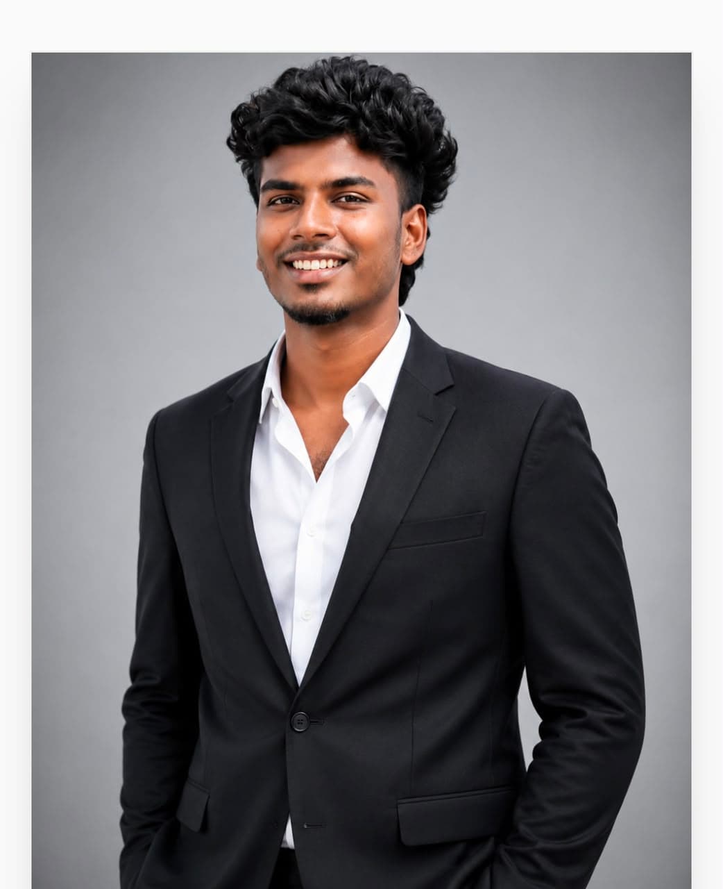Portrait of P. Madhavan, Accounts and Project Coordinator